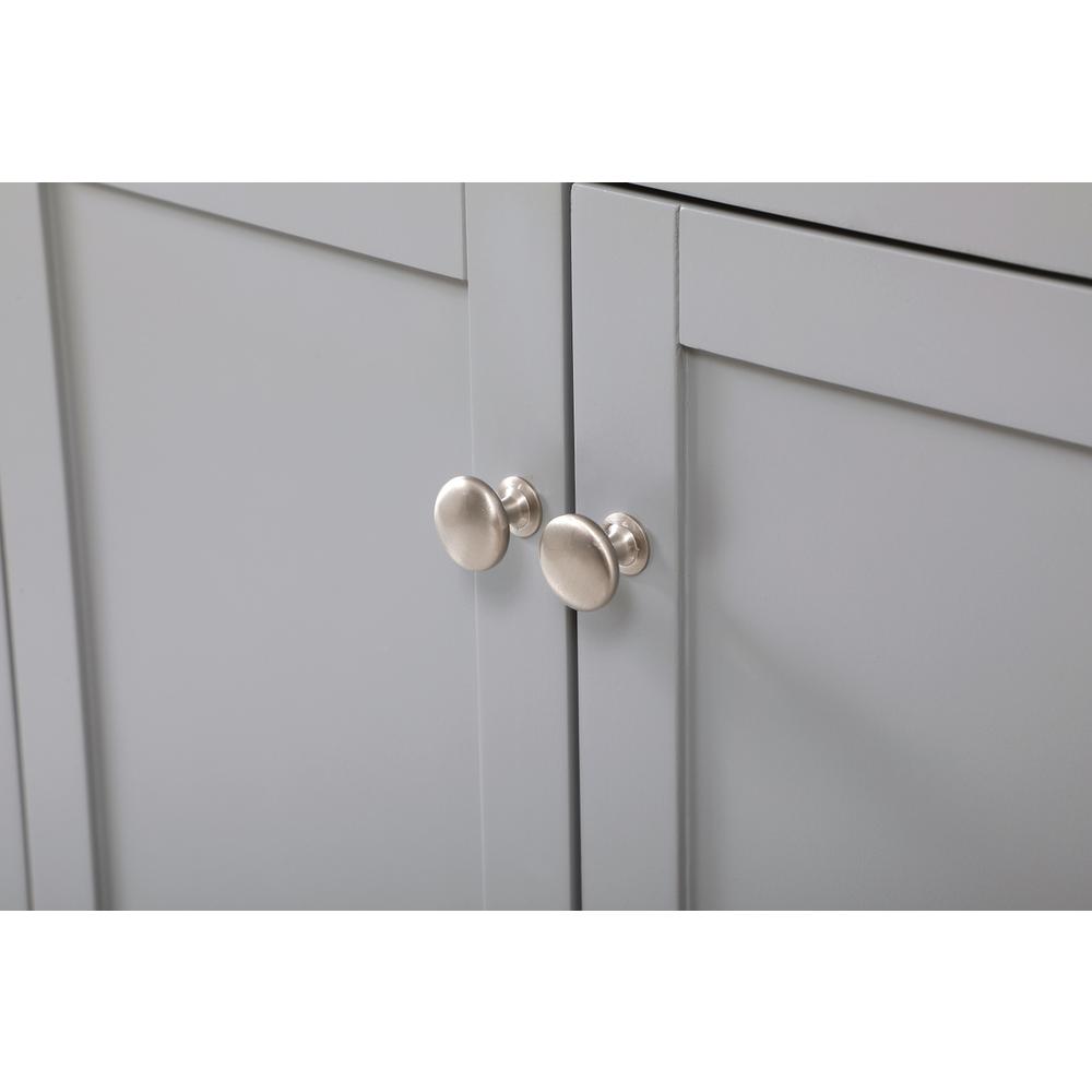 60 inch double bathroom vanity in grey. Picture 12