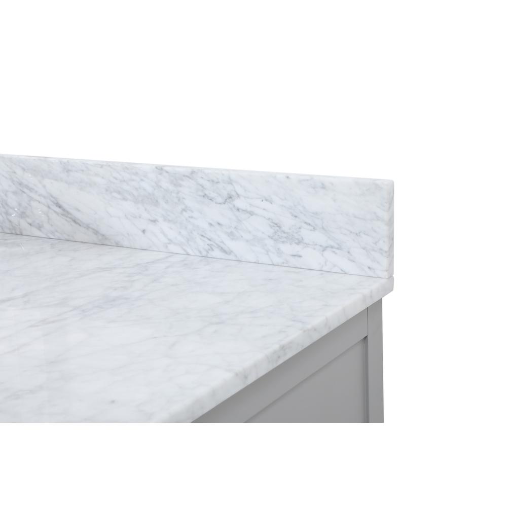 42 inch Single bathroom vanity in grey with backsplash. Picture 11