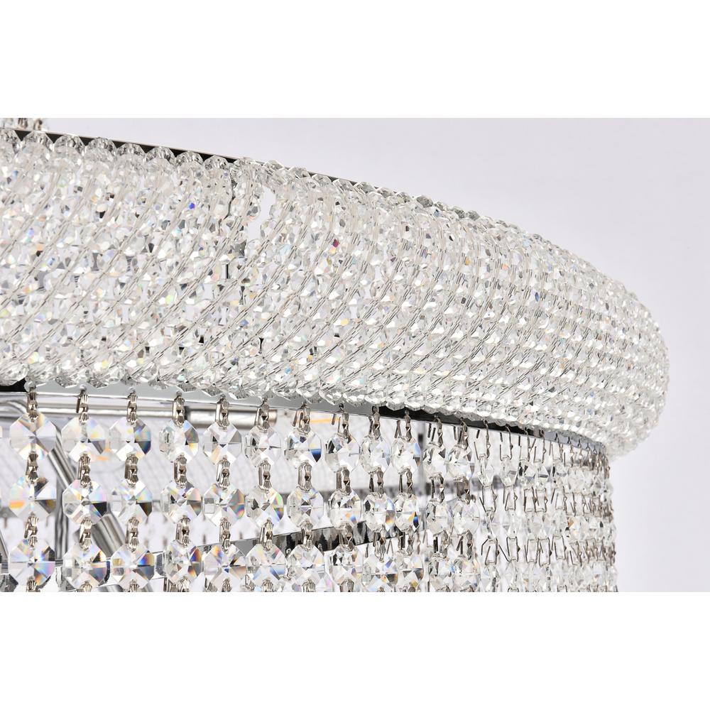 Spiral 32 light Chrome Chandelier Clear Royal Cut Crystal. Picture 4