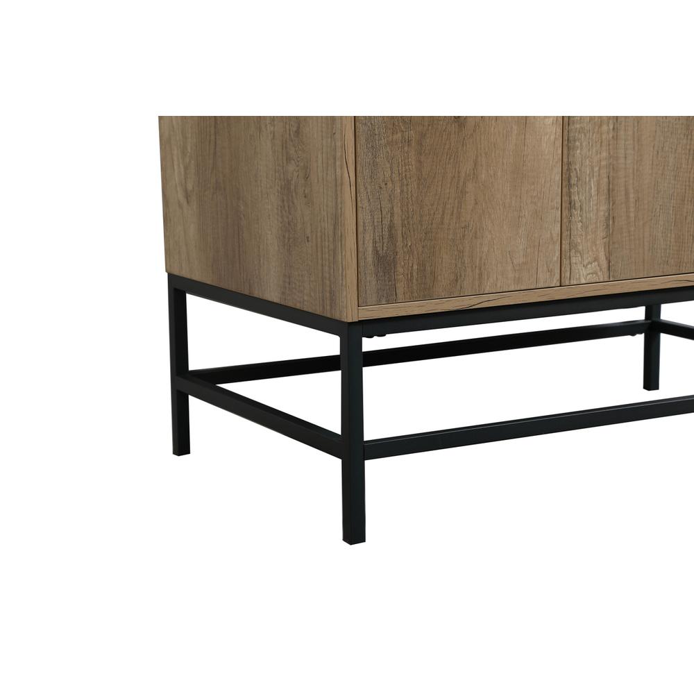 36 inch Single bathroom vanity in natural oak with backsplash. Picture 13