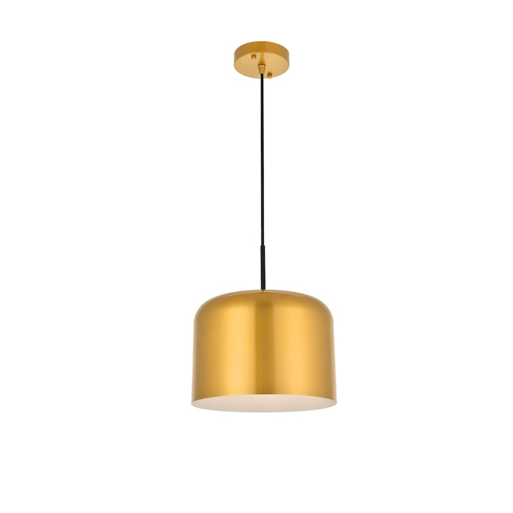 Etude 1 Light Satin Gold Pendant. Picture 4