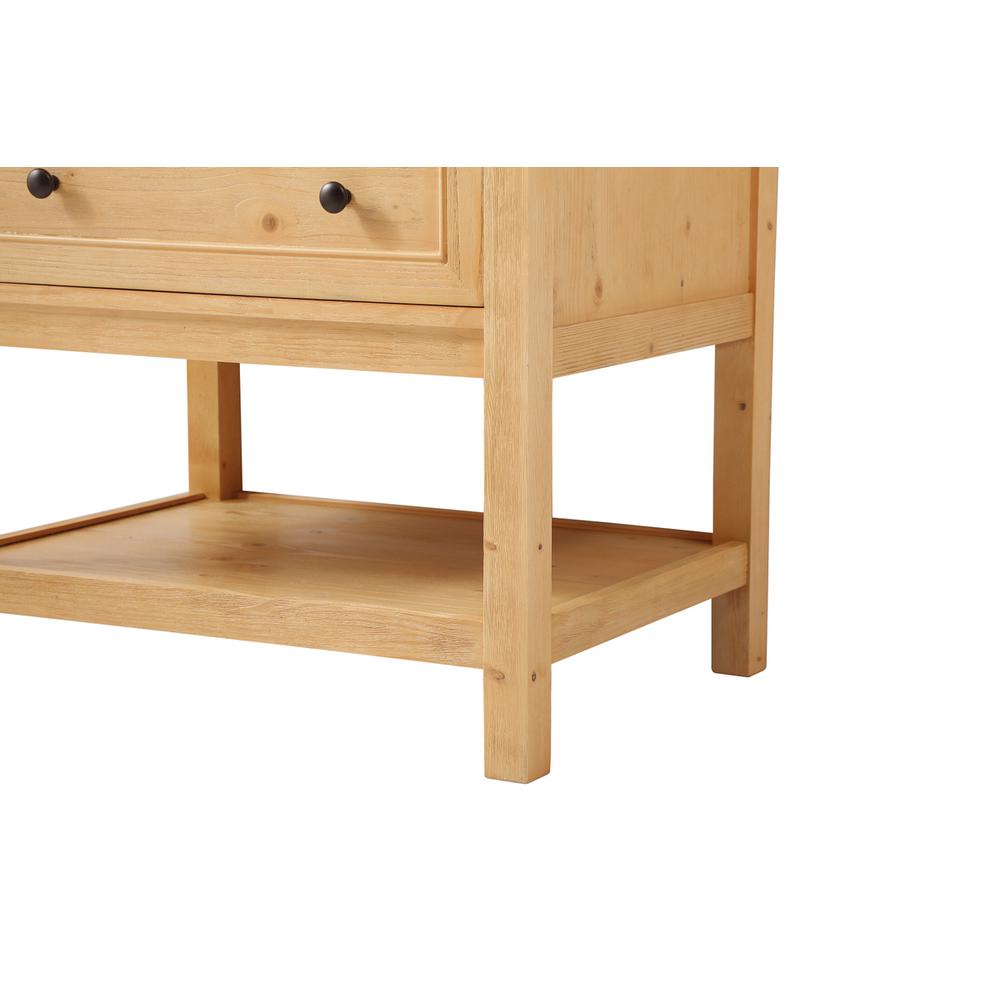 30 inch Single bathroom vanity in natural wood. Picture 13