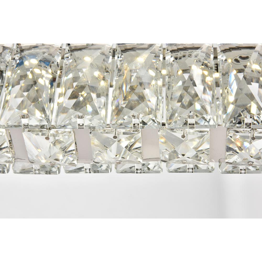 Monroe Integrated LED chip light Chrome Chandelier Clear Royal Cut Crystal. Picture 5