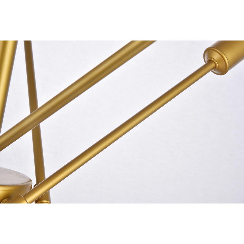 Axel 10 Lights Brass Pendant. Picture 5
