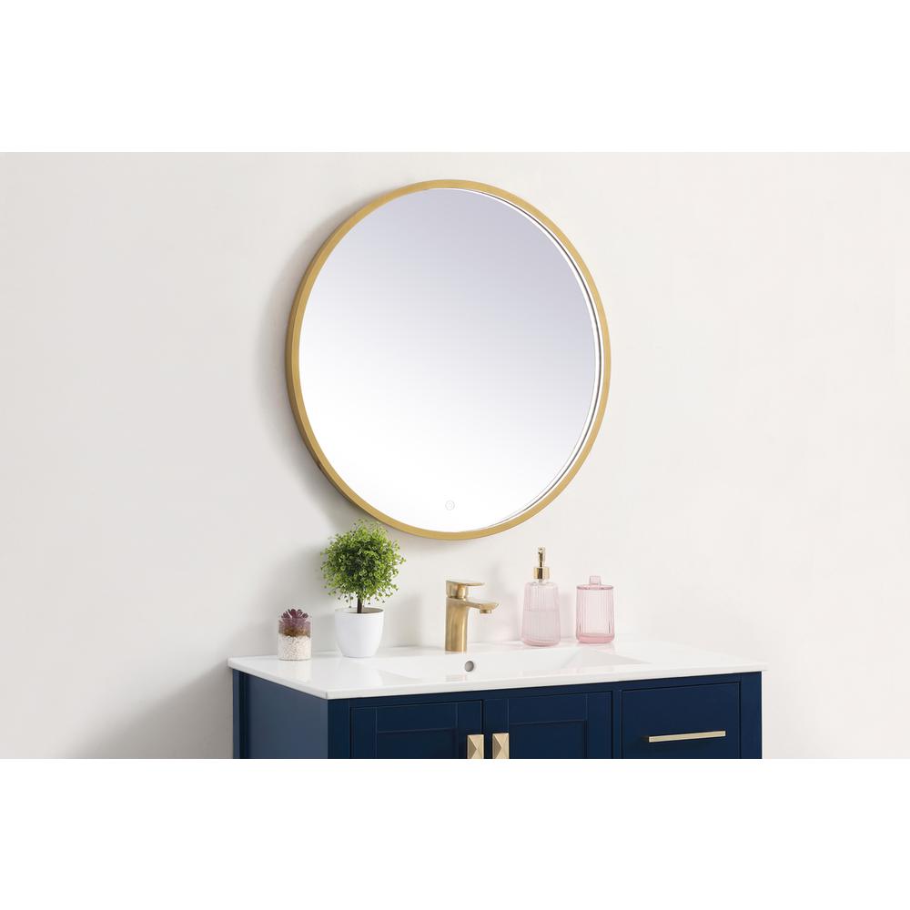 Pier 28 inch LED mirror with adjustable color temperature. Picture 3