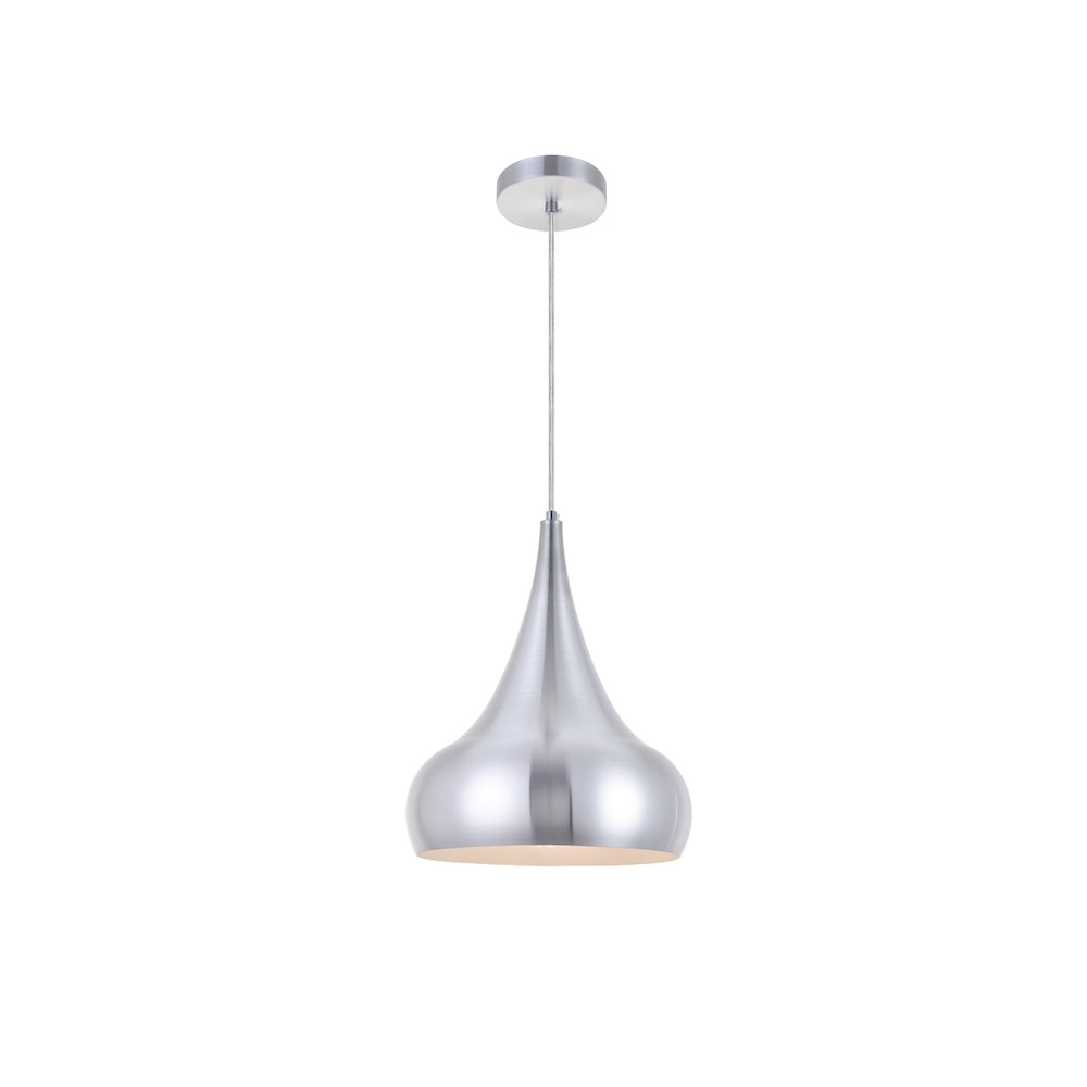 Circa 1 Light Burnished Nickel Pendant. Picture 3