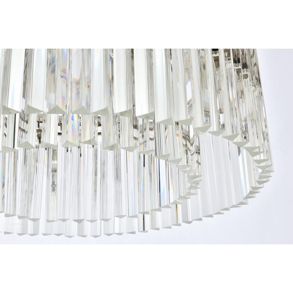 Sydney 8 light polished nickel Chandelier Clear Royal Cut Crystal. Picture 3