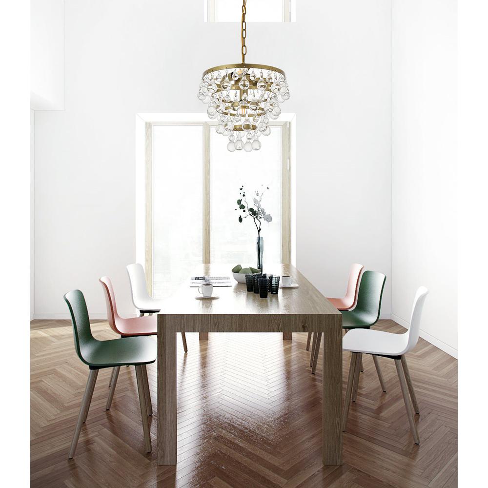 Kora 3 light Brass Pendant. Picture 12