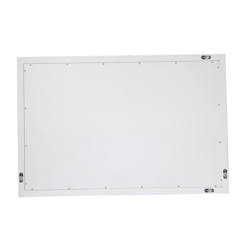Aqua rectangle vanity mirror 24 inch in White. Picture 8