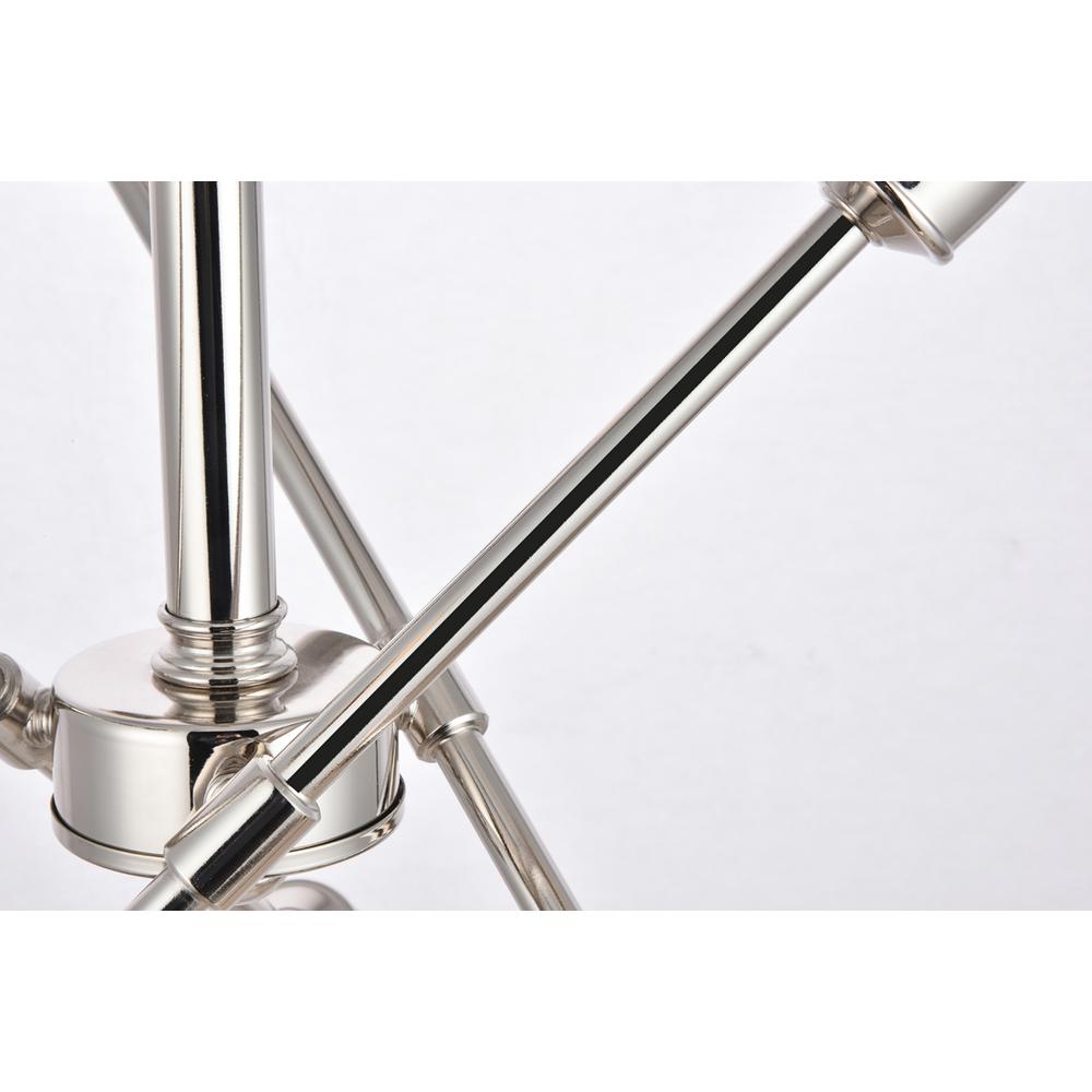 Axel 6 Lights polished Nickel Pendant. Picture 4