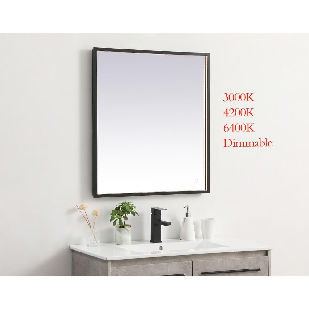 Pier 27x30 inch LED mirror with adjustable color temperature. Picture 2