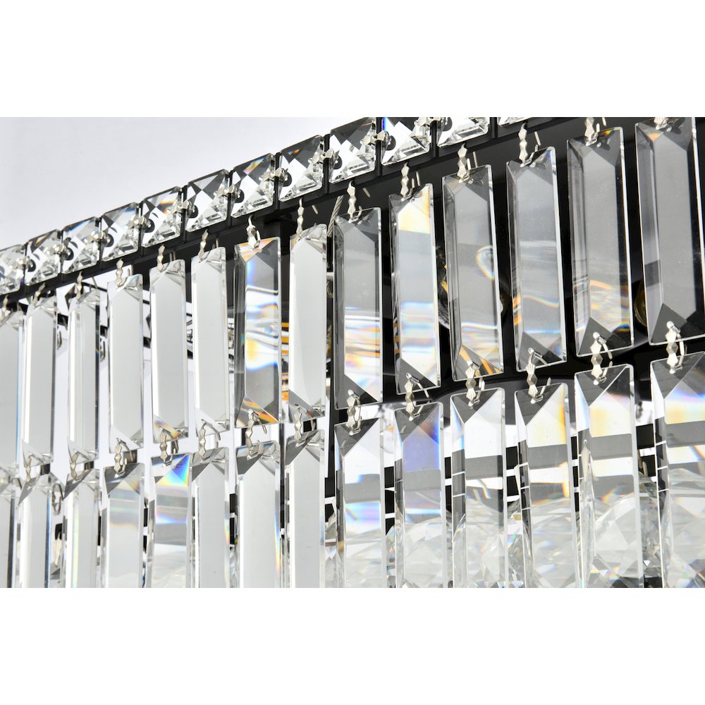 Maxime 28 Inch Black Chandelier. Picture 6