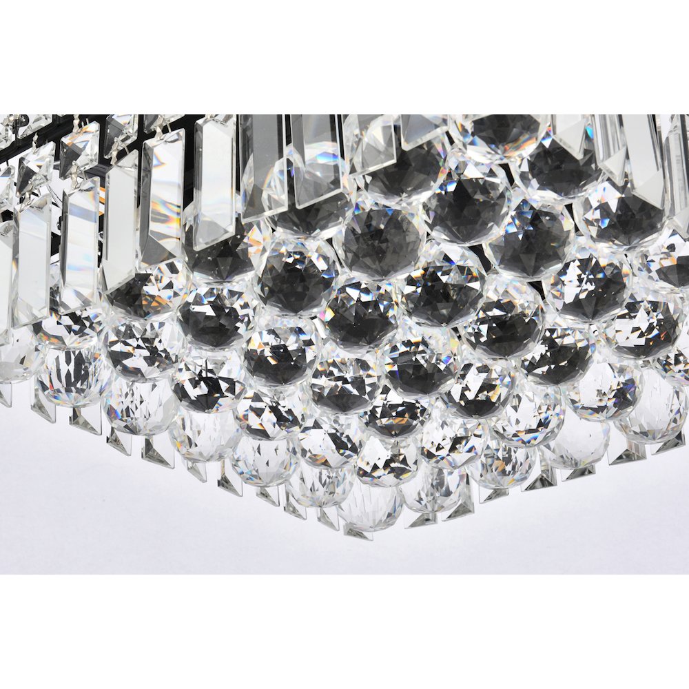Maxime 14 Inch Black Flush Mount. Picture 4