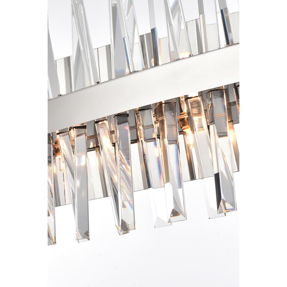 Serephina 30 inch crystal bath sconce in chrome. Picture 5