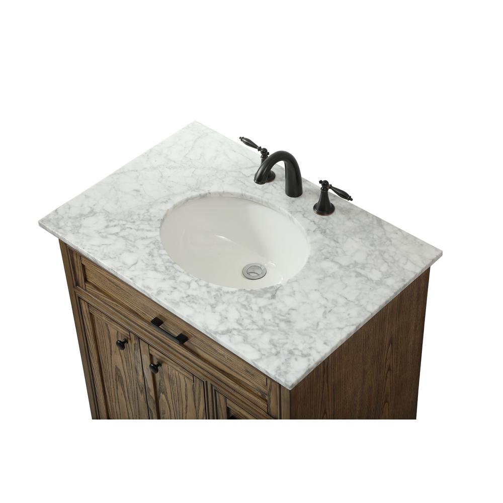 32 inch Single bathroom vanity in driftwood. Picture 10