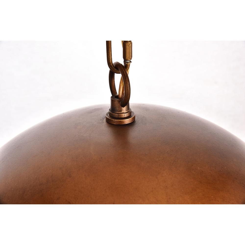 Merce Collection Pendant D15 H10 Lt:1 Manual Brass Finish. Picture 5