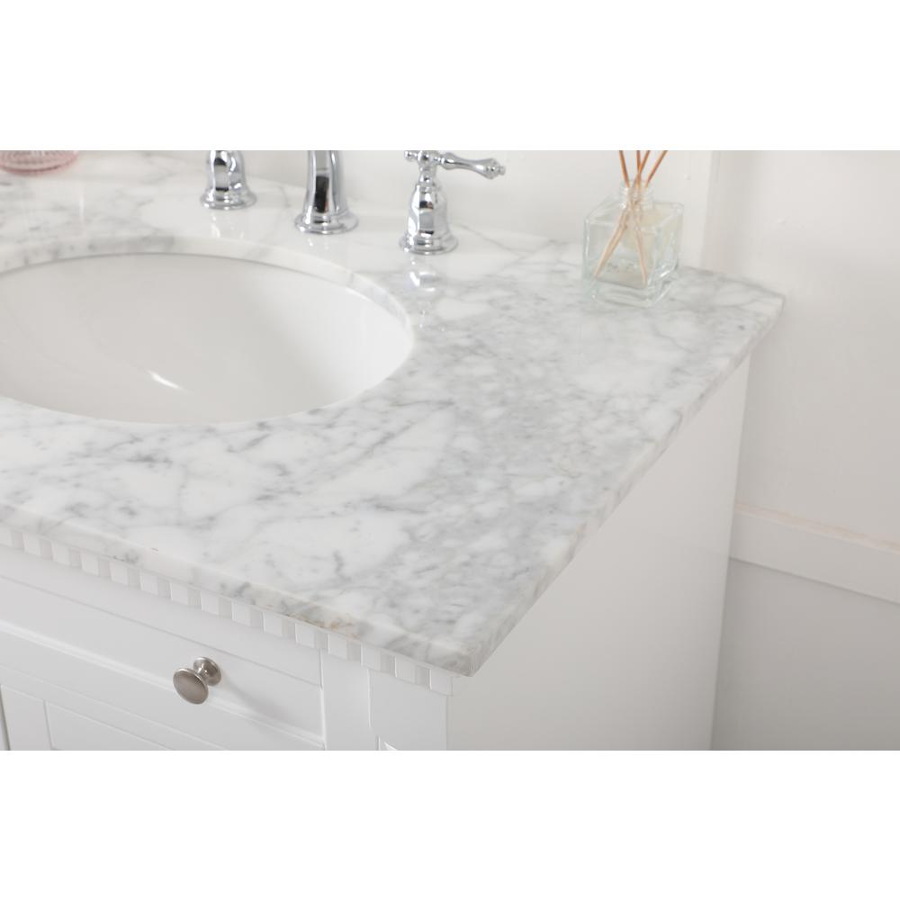 72 inch double bathroom vanity in White. Picture 5