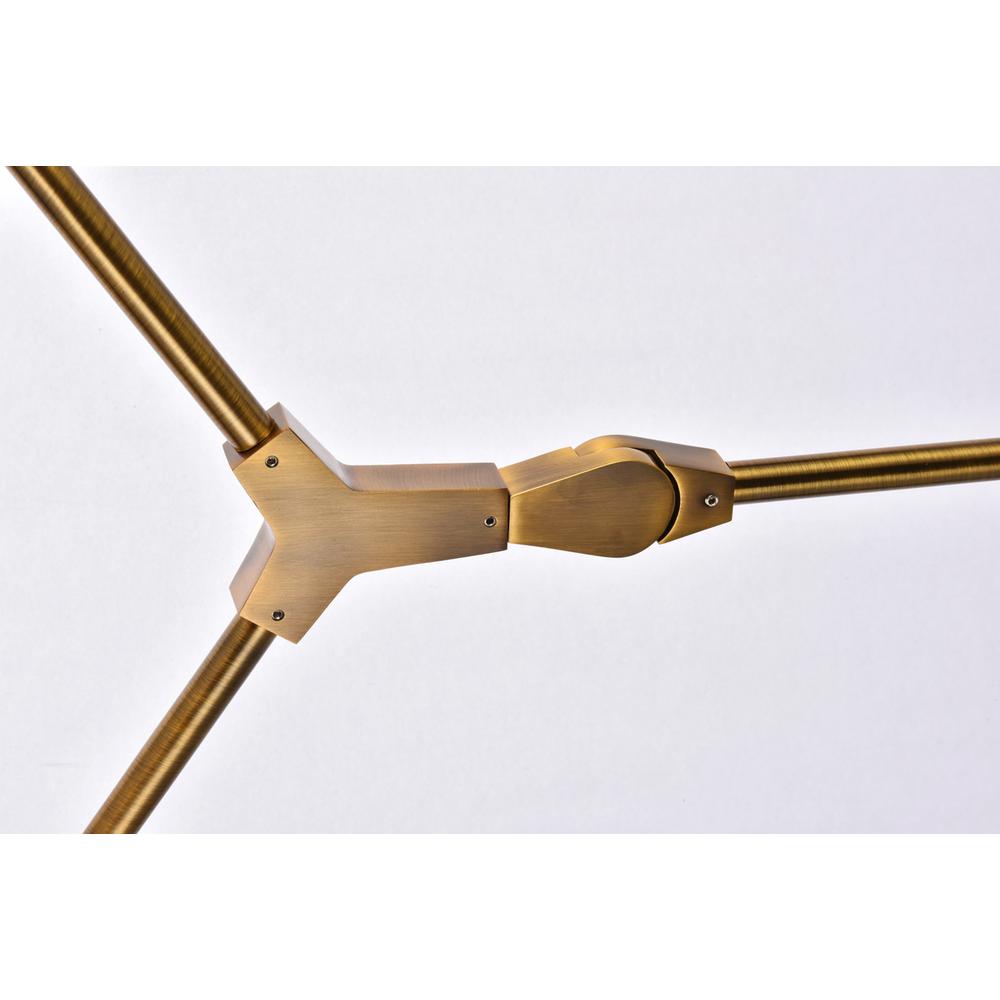 Cavoli 7 lights brass chandelier. Picture 4