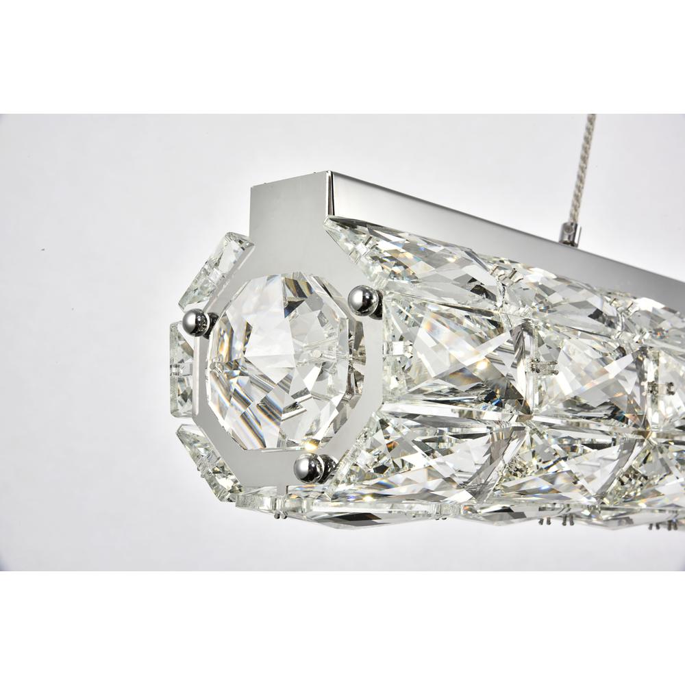 Valetta Integrated LED chip light Chrome Chandelier Clear Royal Cut Crystal. Picture 6
