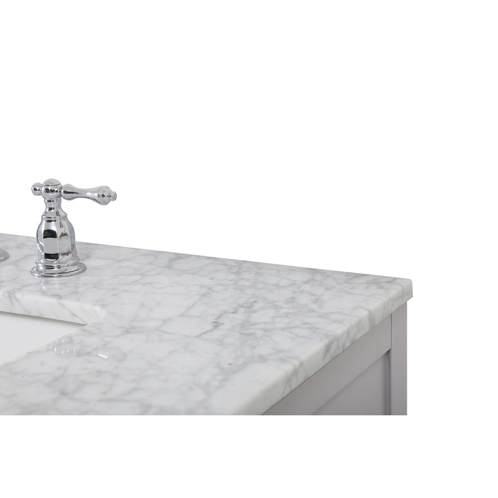 72 inch double bathroom vanity in grey. Picture 11