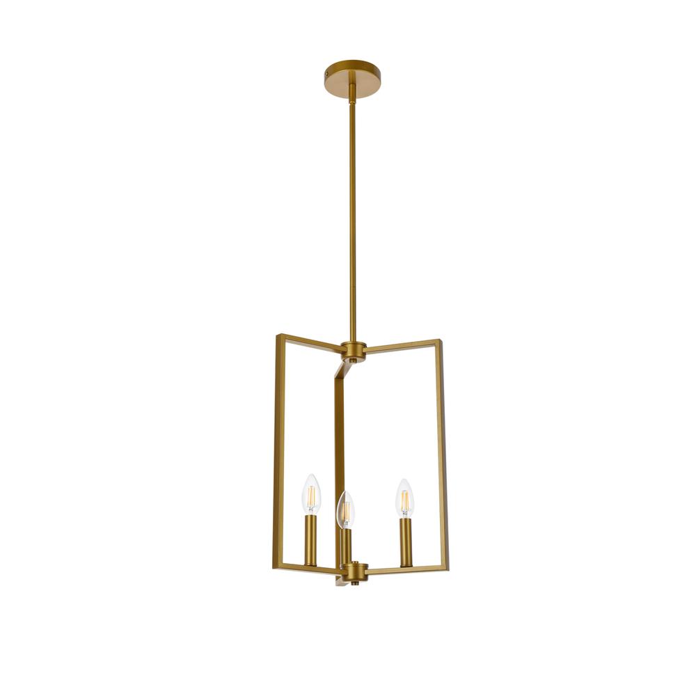 Vino 3 lights pendant in brass. Picture 6