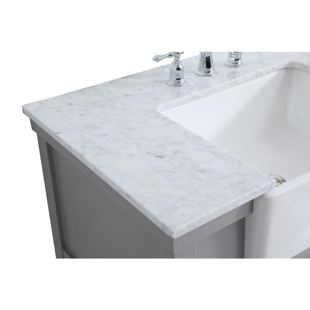 36 inch Single bathroom vanity in grey. Picture 11