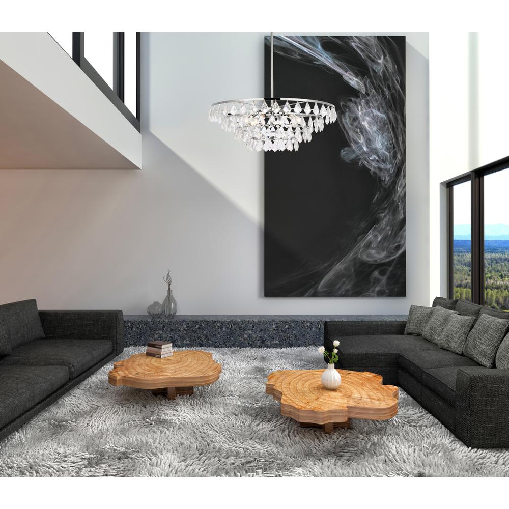 Ella 28 inch pendant in chrome. Picture 7