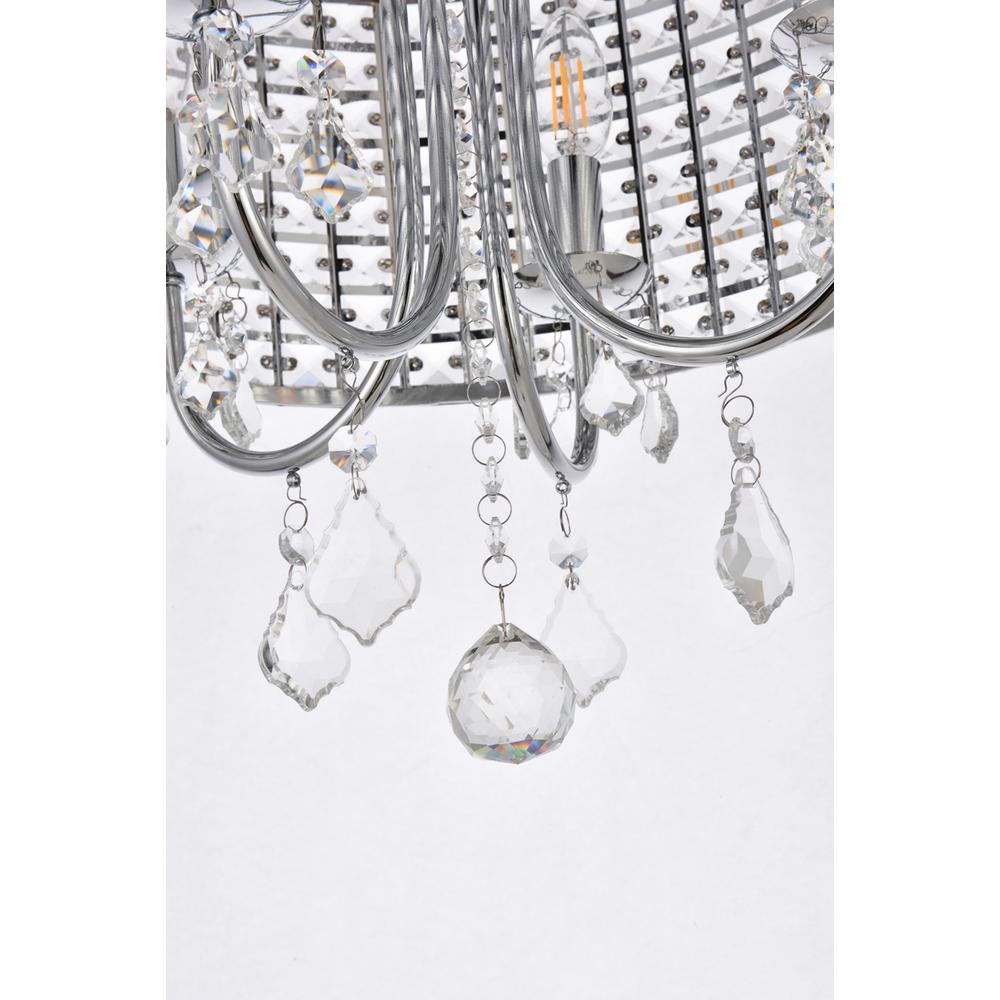Elise 17 inch pendant in chrome. Picture 3