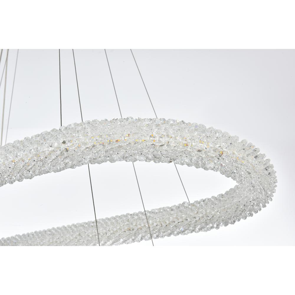 Bowen 42 inch Adjustable LED Chandelier in Satin Gold. Picture 6