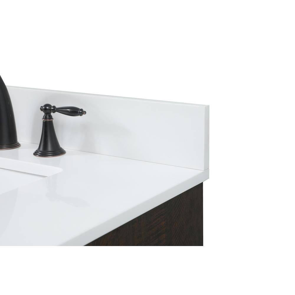 30 inch Single bathroom vanity in expresso with backsplash. Picture 11