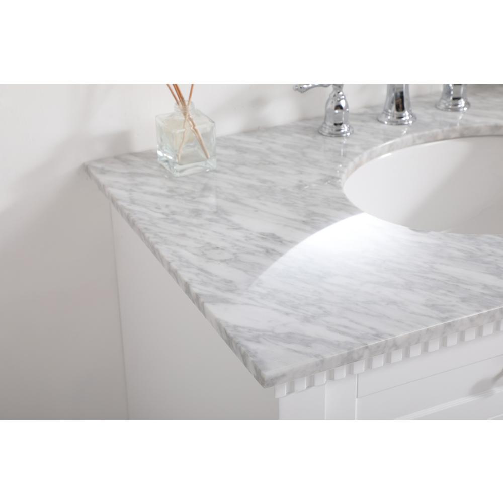 36 inch Single bathroom vanity in  White. Picture 5