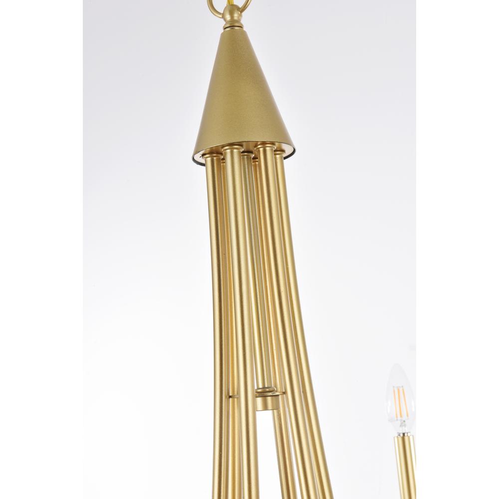 Cohen 42 inch pendant in brass. Picture 4