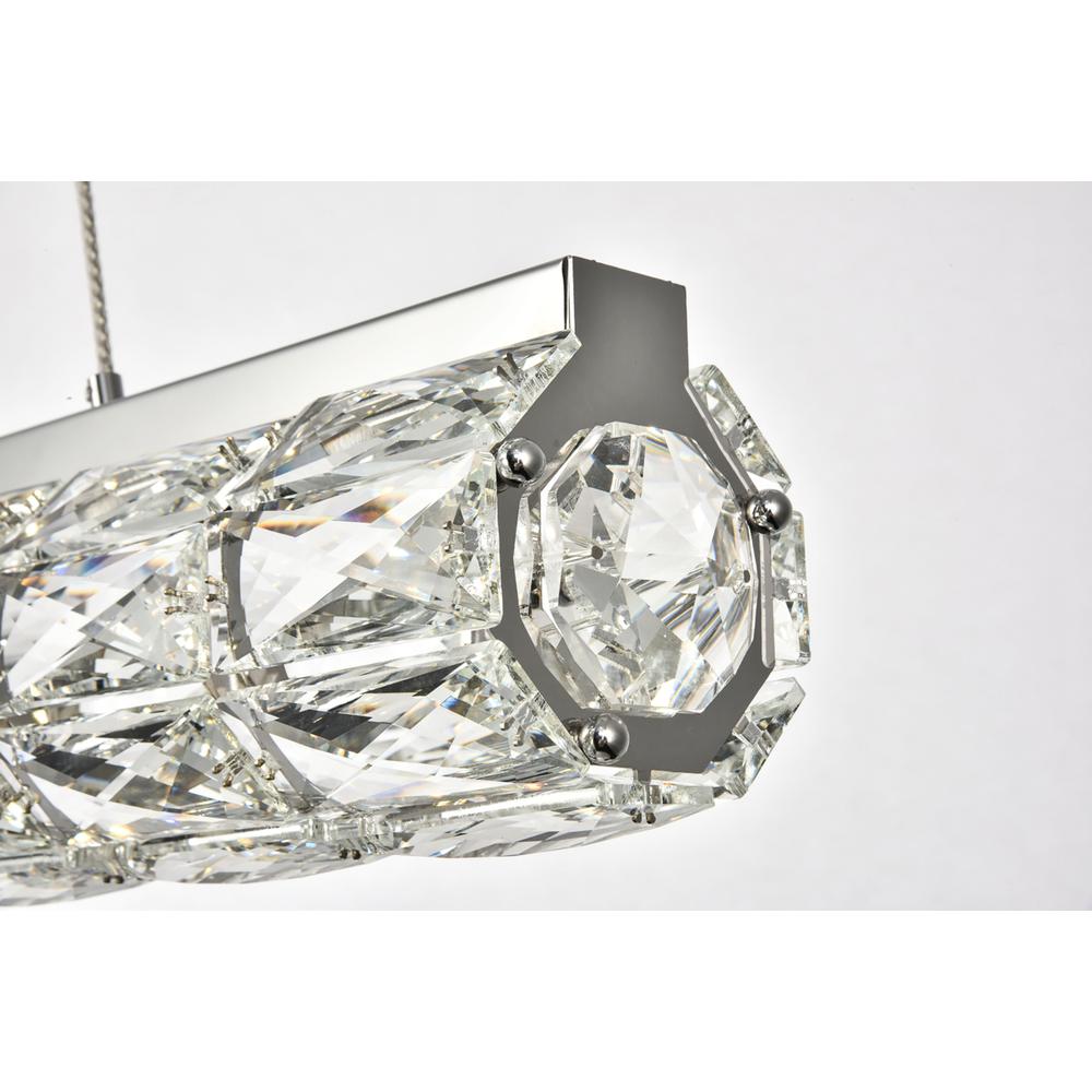 Valetta Integrated LED chip light Chrome Chandelier Clear Royal Cut Crystal. Picture 3