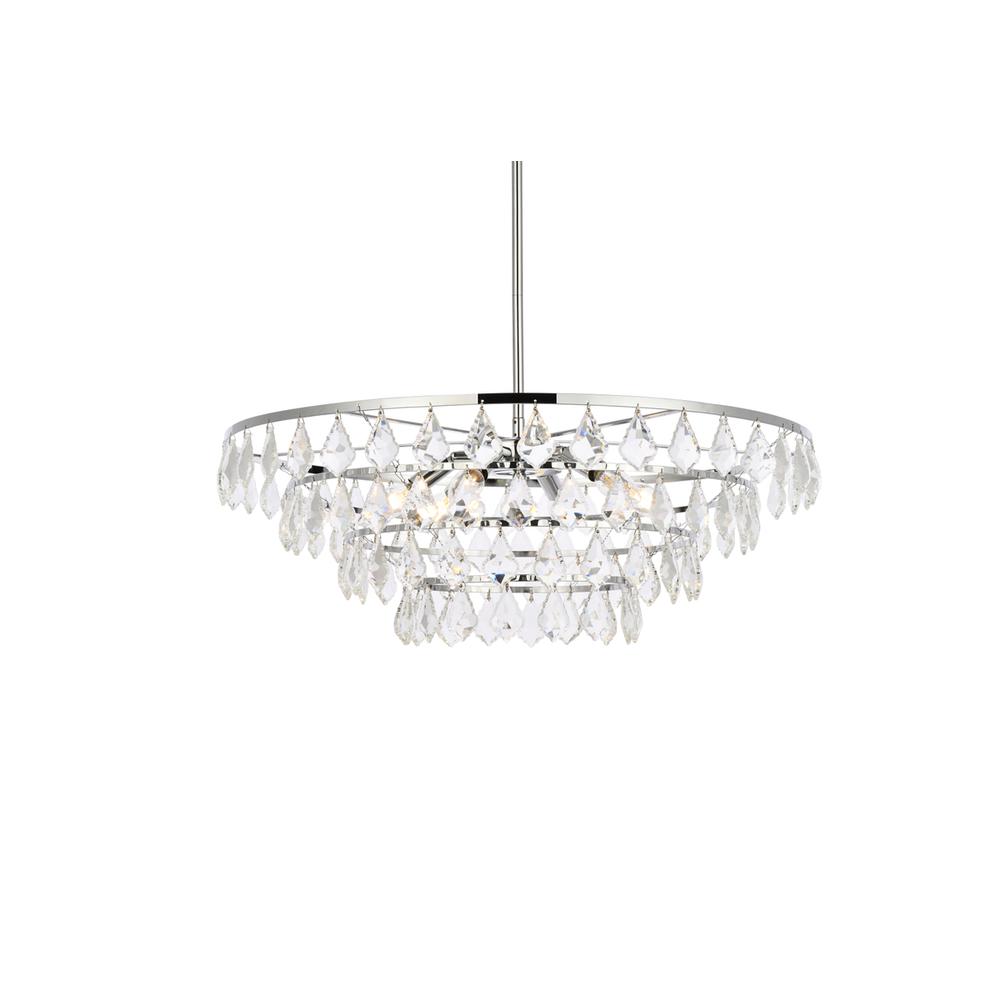 Ella 28 inch pendant in chrome. Picture 2