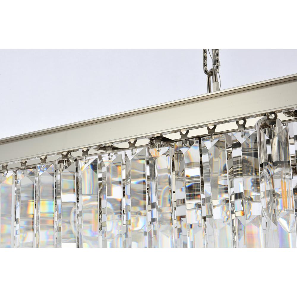 Sydney 12 light polished nickel Chandelier Clear Royal Cut Crystal. Picture 5