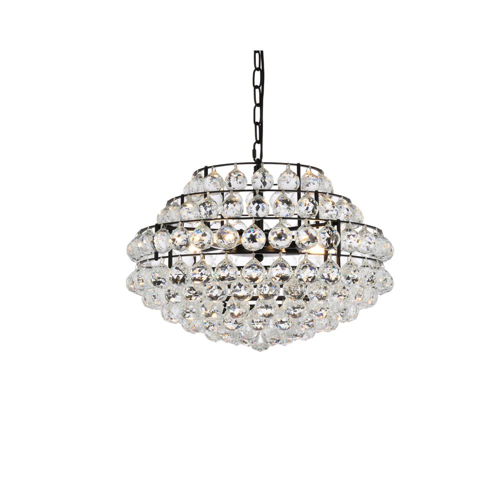 Savannah 20 inch pendant in black. Picture 2