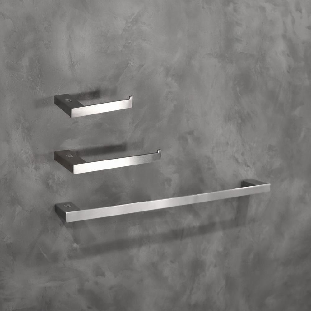 Sofia 3-Piece Bathroom Hardware Set in Brushed Nickel. Picture 2