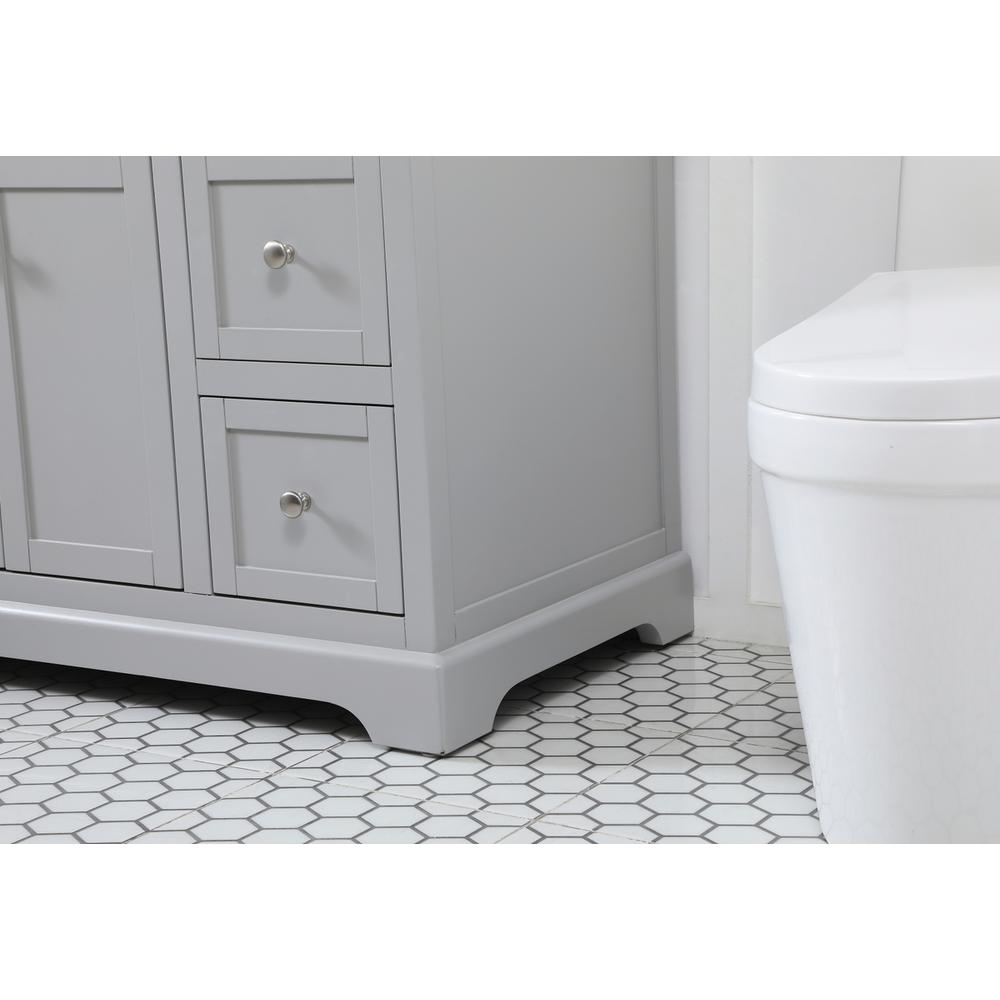48 inch Single bathroom vanity in grey. Picture 6