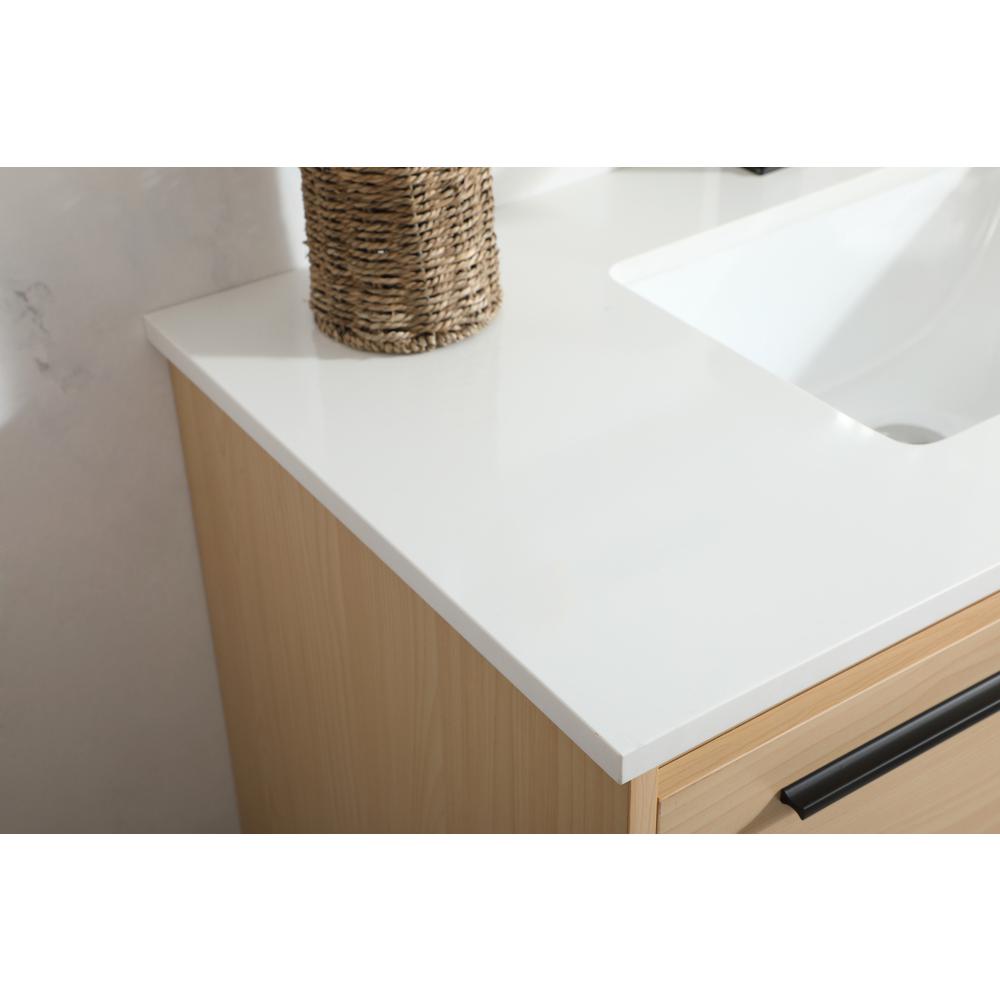 36 inch Single bathroom vanity in maple. Picture 5