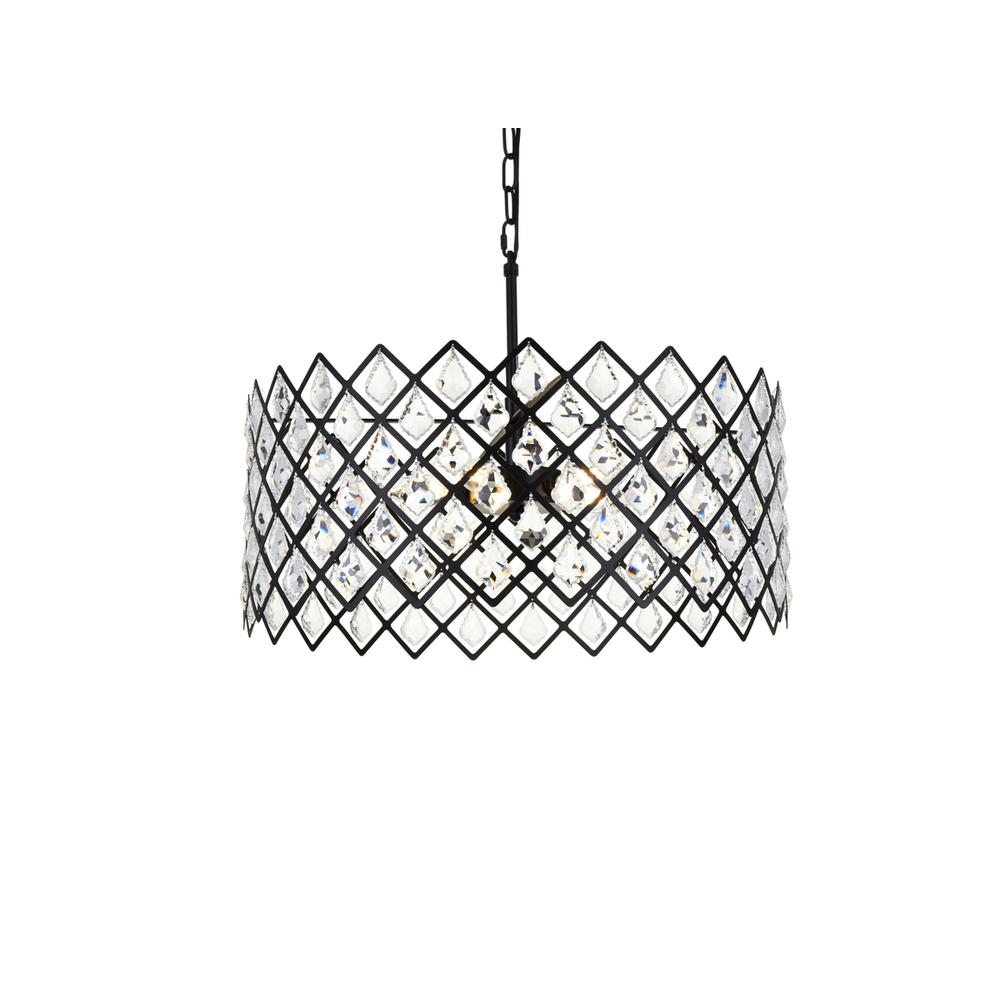 Lyla 21 inch pendant in black. Picture 2