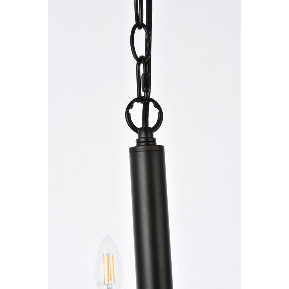 Carmella 3 lights pendant in black. Picture 4