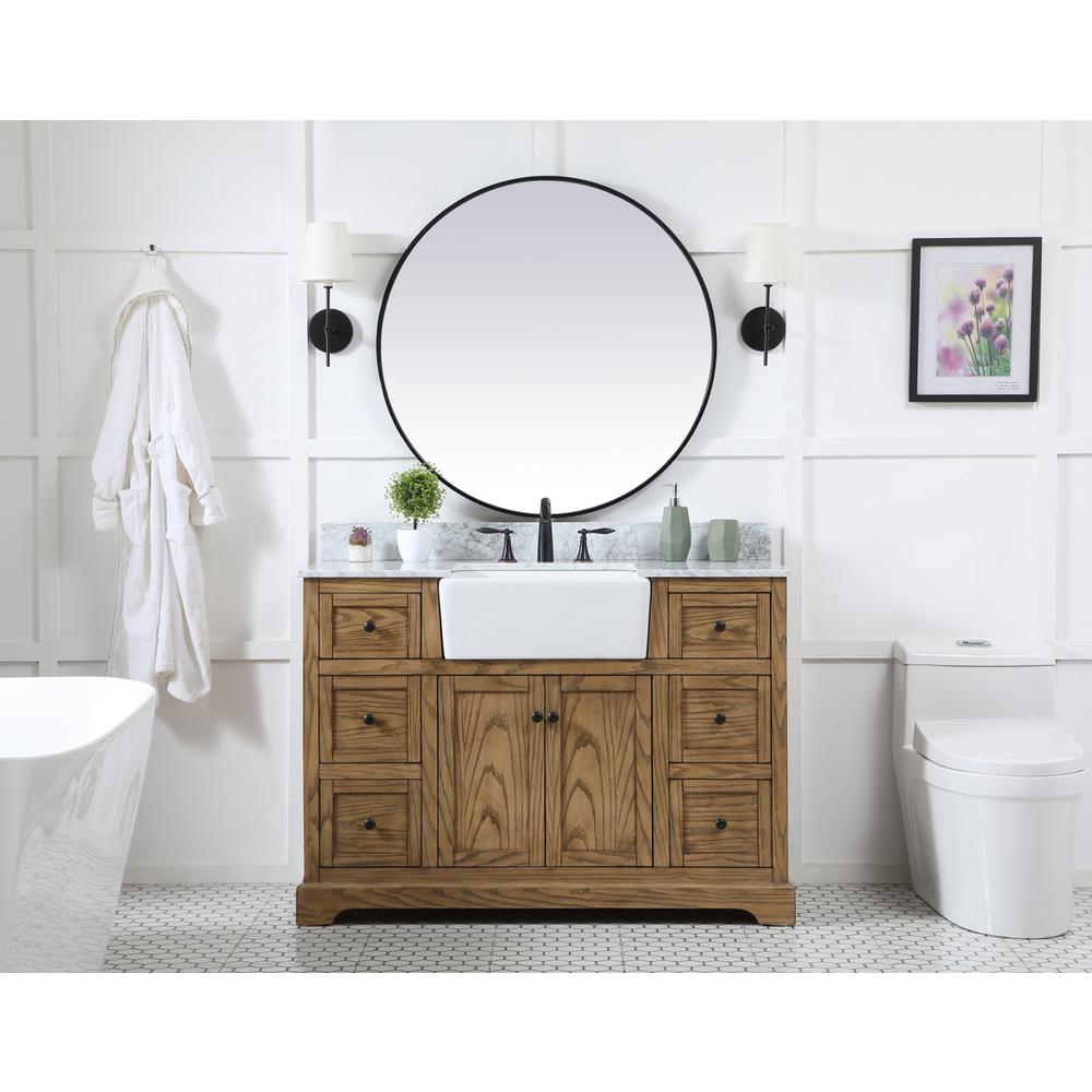 48 inch Single bathroom vanity in driftwood. Picture 4