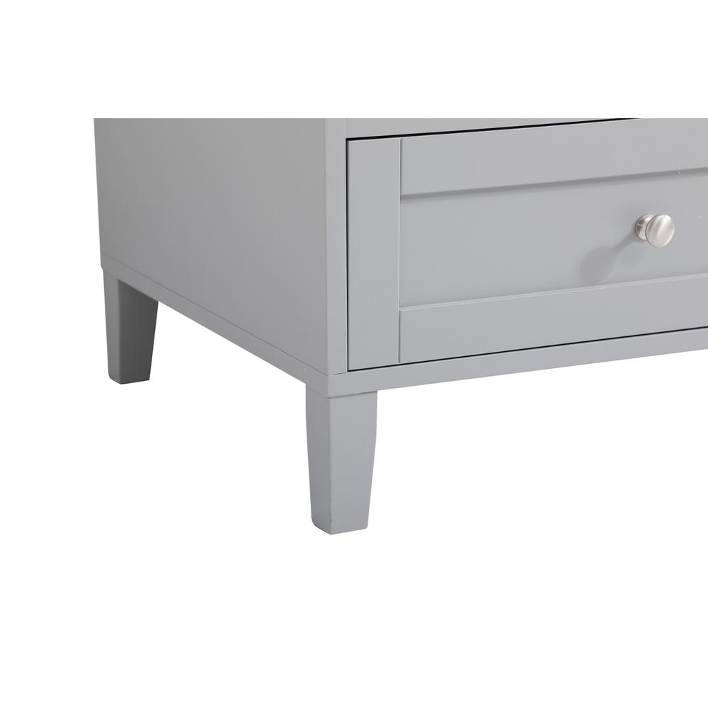 60 inch Double Bathroom Vanity in Grey. Picture 12