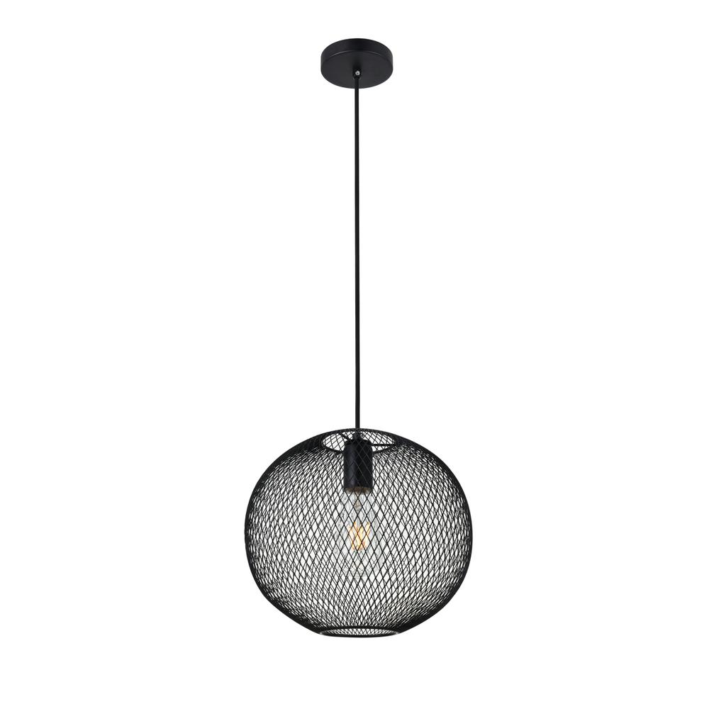 Keller 1 Light Black Pendant. Picture 2