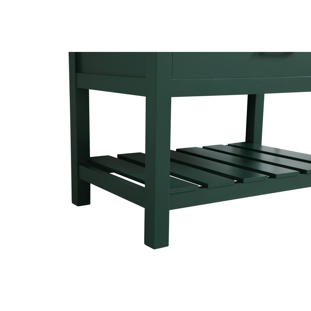 36 inch Single bathroom vanity in green. Picture 13