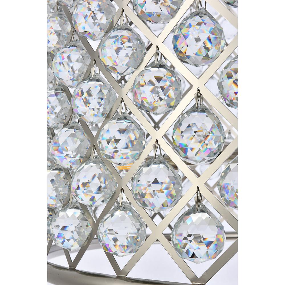 Madison 12 light polished nickel Chandelier Clear Royal Cut Crystal. Picture 5