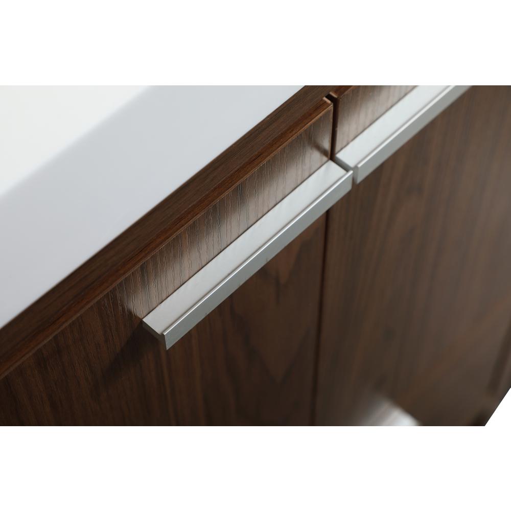 24 inch Single bathroom vanity in Walnut. Picture 12