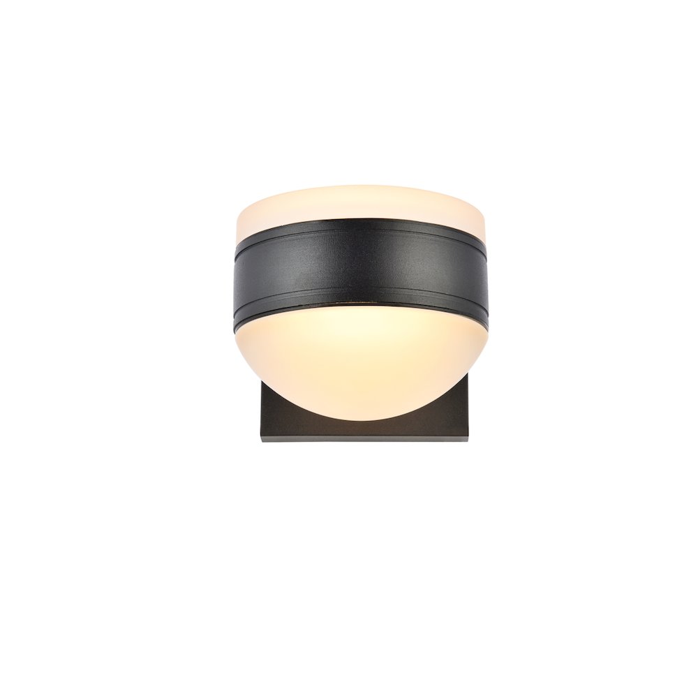 Raine Integrated Led Wall Sconce In Black. Picture 1