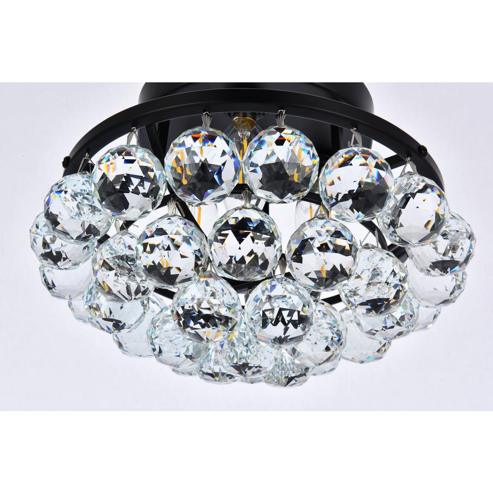 Corona 10 inch black flush mount. Picture 3