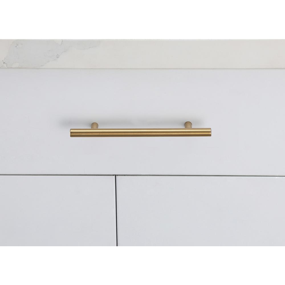 Quinn 5" Center to Center Brass Bar Pull Multipack (set of 10). Picture 6